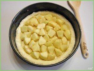 Яблочный пирог на творожном тесте - фото шаг 8