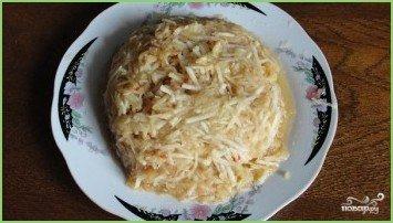 Яблочный пирог с манкой - фото шаг 4