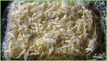 Яблочный пирог с манкой - фото шаг 9