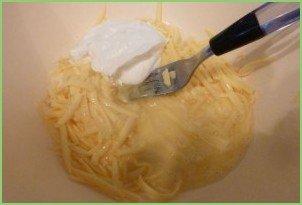 Капустные оладьи в духовке - фото шаг 3