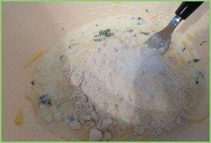 Капустные оладьи в духовке - фото шаг 4