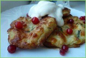 Капустные оладьи в духовке - фото шаг 7