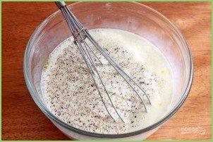 Киш на кукурузном корже - фото шаг 10