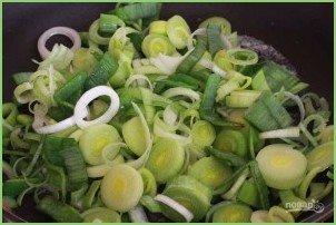 Киш на кукурузном корже - фото шаг 6