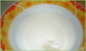 Лепешки с сыром и колбасой - фото шаг 1