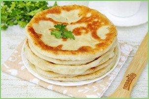 Лепешки с сыром сулугуни - фото шаг 8