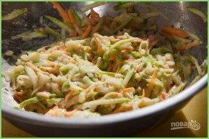 Оладушки с кабачками - фото шаг 5