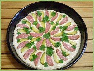 Пицца с солеными огурцами - фото шаг 11