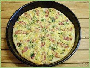 Пицца с солеными огурцами - фото шаг 13