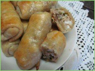 Пирожки из заварного теста с тунцом - фото шаг 16