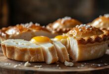 Пирожки с курицей и яйцом