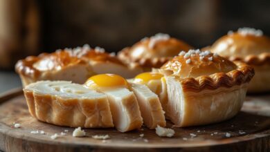 Пирожки с курицей и яйцом