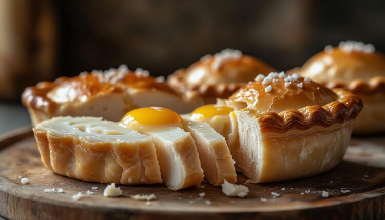 Пирожки с курицей и яйцом