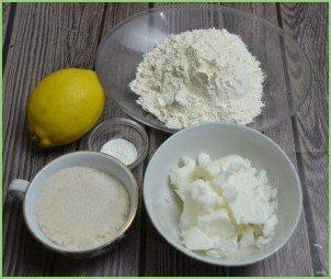 Постное лимонное печенье - фото шаг 1
