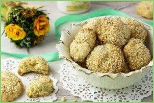 Постное печенье с кунжутом - фото шаг 7