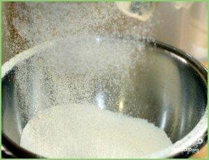 Постный бисквит на манке - фото шаг 2