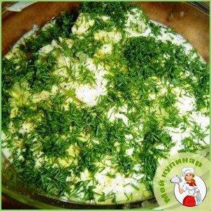 Профитроли с красной рыбой - фото шаг 5