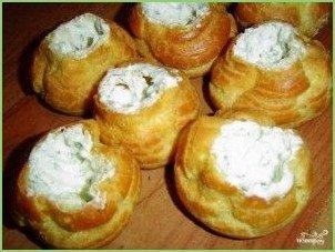 Профитроли с красной рыбой - фото шаг 6