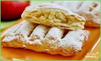 Слойки из готового слоеного теста - фото шаг 10