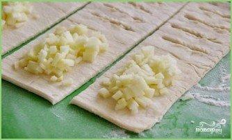 Слойки из готового слоеного теста - фото шаг 5