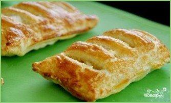 Слойки из готового слоеного теста - фото шаг 9