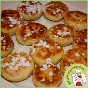 Сырники с изюмом (без яиц) - фото шаг 7