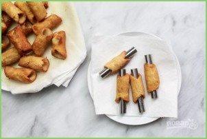 Трубочки с шоколадом и рикоттой - фото шаг 6