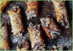 Трубочки с шоколадом и рикоттой - фото шаг 9