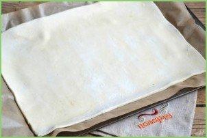 Вишневый пирог из слоеного теста - фото шаг 2