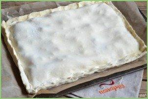 Вишневый пирог из слоеного теста - фото шаг 4