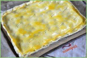 Вишневый пирог из слоеного теста - фото шаг 5