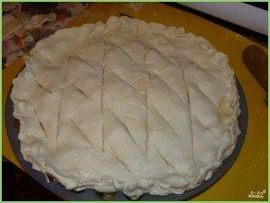 Выпечка из слоеного дрожжевого теста с творогом - фото шаг 2