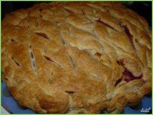 Выпечка из слоеного дрожжевого теста с творогом - фото шаг 3