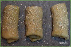 Закусочные трубочки с курицей и овощами - фото шаг 10