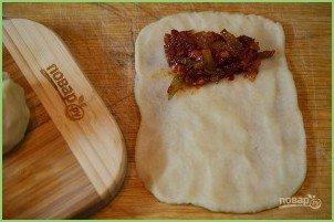 Закусочные трубочки с курицей и овощами - фото шаг 8