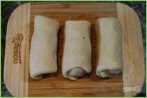 Закусочные трубочки с курицей и овощами - фото шаг 9