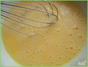 Заливной пирог с ветчиной и сыром - фото шаг 1