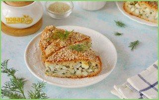 Заливной пирог со сметаной - фото шаг 9