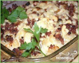 Запеканка из макарон c мясным фаршем и овощами - фото шаг 6