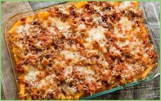 Запеканка из макарон, фарша и сыра - фото шаг 10