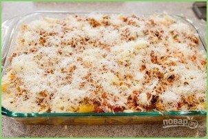 Запеканка из макарон, фарша и сыра - фото шаг 8