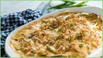 Запеканка с сыром, фасолью и ветчиной - фото шаг 4