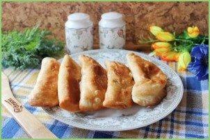 Чебуреки как в чебуречной - фото шаг 13