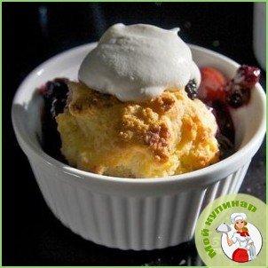 Ягодный коблер с персиками - фото шаг 7