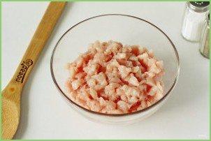 Оладьи из куриной грудки с крахмалом - фото шаг 2