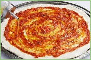 Пицца в духовке (тесто как в пиццерии) - фото шаг 3