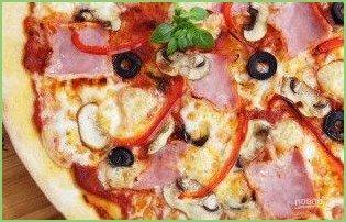 Пицца в духовке (тесто как в пиццерии) - фото шаг 7