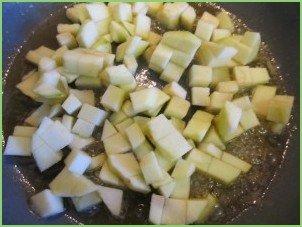 Пирожки из творожного теста с яблоками - фото шаг 3