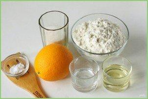 Постное апельсиновое печенье - фото шаг 1