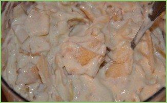 Шарлотка с яблоками в аэрогриле - фото шаг 3